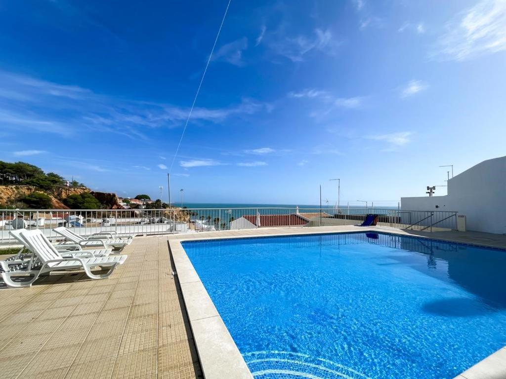 Magnifique Duplex Avec Piscine En Bord De Mer Apartman Olhos de Agua  Kültér fotó